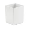 Cal-Mil 1391-15M Cater Choice 5in x 5in White Melamine Square Box - 2 Each 