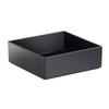 Cal-Mil 1393-13M Cater Choice 10in x 10in Black Melamine Square Box - 2 Each 