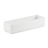 Cal-Mil 1396-15M Cater Choice 5in x 15in White Melamine Rectangular Box 