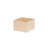 Cal-Mil 22311-4-71 Blonde 4in x 4in x 4"H Maple Wood Box - 4 Each 
