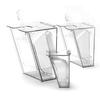 Cal-Mil 790 4.5in x 4in Clear Polycarbonate Wall Mount Scoop Holder 