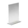 Cal-Mil 506 Classic 4in x 6"H Clear Acrylic Card Holder - 2dz 