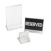 Cal-Mil 537 Classic 4in x 8"H Clear Acrylic Display Card Holder - 2dz 