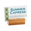 Cal-Mil 1543-60 Bamboo 2.25in x 0.75in Card Holder - 6 Each 