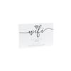 Cal-Mil 22349-46 4in x 1in x 6"H Clear Acrylic Card Holder with (4) Magnets 