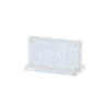 Cal-Mil 3567-32 Classic 3.5in x 1.75in x 2"H Clear Acrylic Cardholder - 6 Each 