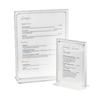 Cal-Mil 3567-46 4in x 6"H Clear Plastic Cardholder with Magnets - 6 Each 