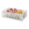 Cal-Mil 41115-12-15 Portland 21in x 13.25in x 8.1"H White Wire Ice Housing 