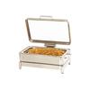 Cal-Mil 23718-49 26in x 18.5in x 10"H Chrome Induction Chafing Dish 