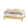 Cal-Mil 23718-71 Blonde 26in x 18.5in x 10"H Induction Chafing Dish 