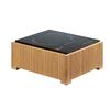 Cal-Mil 3633-60 Bamboo 12.75in x 16in x 7.25"H Natural Induction Unit 