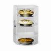 Cal-Mil 252 Classic 13in x 12.5in Clear Acrylic 4-Tier Display Case 