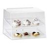 Cal-Mil 254 Classic 15in x 13in Clear Acrylic 2-Tier Display Case 