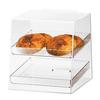 Cal-Mil 280 Classic 10in x 10in Clear Acrylic 2-Tier Display Case 