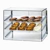 Cal-Mil 1202 Classic 27in x 20in Clear 3-Tier Display Case with Slanted Front 