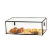 Cal-Mil 23753-13 Milo 28in x 17in x 10"H Black Metal Stackable Display Case 