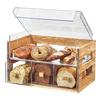 Cal-Mil 3624-99 Madera 20.25in x 12.75in x 13.25"H Clear 2-Tier Display Case 