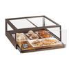 Cal-Mil 3930-84 Sierra 24in x 24in x 10.1"H Rustic Pine Display Case 