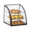 Cal-Mil P255-48 Euro 15.5in x 17in x 16.75"H Clear Acrylic 3-Tier Display Case 