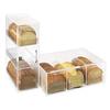 Cal-Mil 1204 Classic 7in x 12in Clear Acrylic 3-Tier Bread Box 