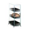 Cal-Mil 1204-13 Classic 7in x 13in Clear Acrylic 3-Tier Stackable Bread Box 