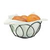 Cal-Mil 22009-13 6.5in Dia. x 3.5"H Black Wire Bread Basket - 6 Each 