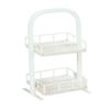 Cal-Mil 22435-2-113 Newport 14in x 12in White-Washed Pine Wood 2-Tier Merchandiser 
