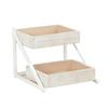 Cal-Mil 3448-113 Newport 16.5in x 15.5in x 12"H White Pine Merchandiser Rack 