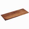 Cal-Mil 1435-1224-78 Mid-Century 24in x 12in Walnut Display Shelf - 2 Each 