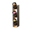 Cal-Mil 3411-13 Brooklyn 7.25inx 7.75inx 20.5"H Textured Wood Cylinder Display 