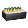 Cal-Mil 475-12-15 12in x 20in x 7"H White Melamine Ice Display Housing 