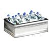Cal-Mil 475-12-55 12in x 20in x 6.5"H Stainless Steel Ice Display Housing 