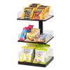 Cal-Mil 22320-13 12.5in x 7in x 20.5"H Black Metal Merchandising Stand 