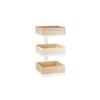 Cal-Mil 22320-15 12.5in x 7in x 20.5"H White Metal Merchandising Stand 