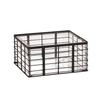 Cal-Mil 22607-10-13 Madison 10in x 12in x 6.5"H Black Wire Ice Bucket 