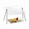 Cal-Mil 1456 20.25in x 13in Clear Acrylic Portable Sneezeguard 