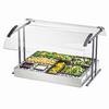 Cal-Mil 2027-36-13 37.25in x 27.25in Clear Curved Double Face Sneezeguard 