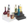 Cal-Mil 1491-67 Classic 12in x 13in Clear Acrylic 3-Step Bottle Display 