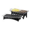 Cal-Mil 1364-22-13 Mission 19.75in x 10in Black Rectangular Chafing Dish Frame 