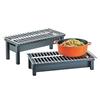 Cal-Mil 1409-22-13 Modern 22in x 12in Black Plastic Chafing Dish Stand 