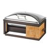 Cal-Mil 3907-84 Sierra 22in x 15in x 14"H Rustic Pine 8qt Chafing Dish 