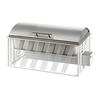 Cal-Mil 4113-15 Portland 22in x 13.5in x 12"H White Wire 8qt Chafing Dish 