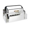Cal-Mil 978-12 22.5in x 14in x 7"H Clear Acrylic Chafing Dish Windguard 
