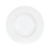 Cal-Mil 22461-11-15 11in Dia. x 1.75"H White Melamine 16oz Rimmed Bowl - 6 Each 