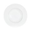 Cal-Mil 22461-12-15 12in Dia. x 2"H White Melamine 24oz Rimmed Bowl - 6 Each 