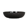 Cal-Mil 22470-8-13 8.25"Dia. x 2.5"H Matte Black 46oz Scalloped Bowl - 6 Each 