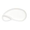 Cal-Mil 22480-15 11.25in x 6.25in White Melamine 2-Section Chip & Dip Bowl 