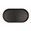 Cal-Mil 22501-1612-13 Hudson 12in x 6in Black 12qt Raised Rim Deep Bowl - 4 Each 