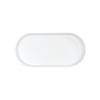 Cal-Mil 22501-1612-15 Hudson 12in x 6in White 12qt Raised Rim Deep Bowl - 4 Each 