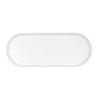 Cal-Mil 22501-208-15 Hudson 20in x 8in White 5qt Raised Rim Deep Bowl - 6 Each 